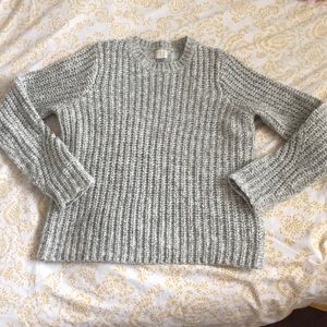 Grey woven sweater